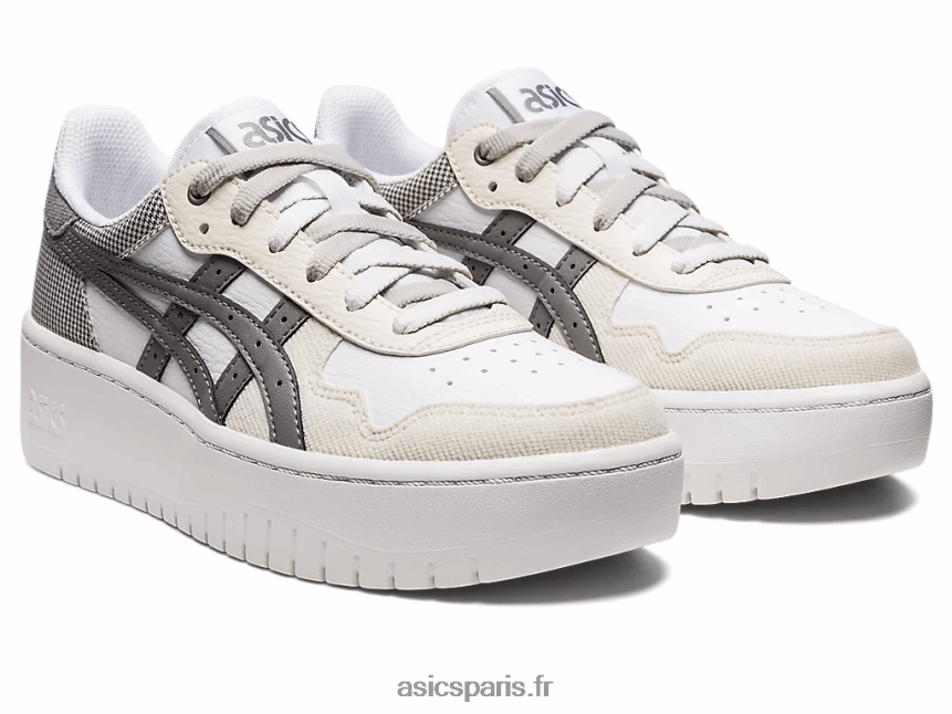 femmes Asics le japon s pf BXL8B22816 blanc/gris argile