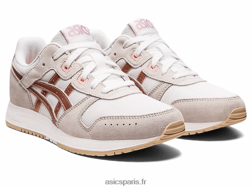 femmes Asics lyte classique BXL8B23179 blanc/or rose