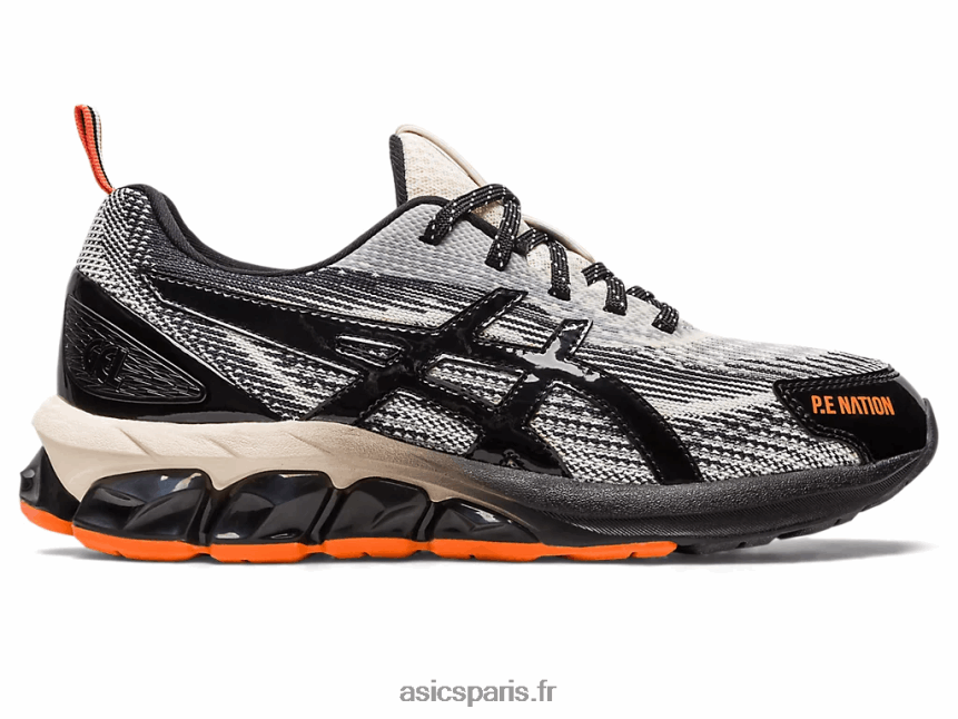 femmes Asics p.e nation x gel-quantum 180 vii BXL8B22381 ivoire/noir