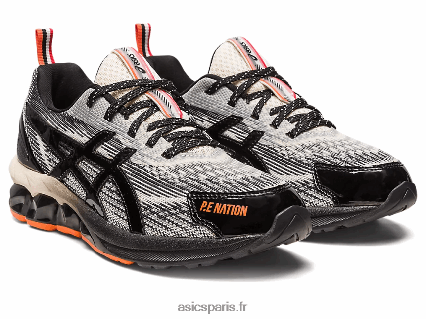 femmes Asics p.e nation x gel-quantum 180 vii BXL8B22381 ivoire/noir