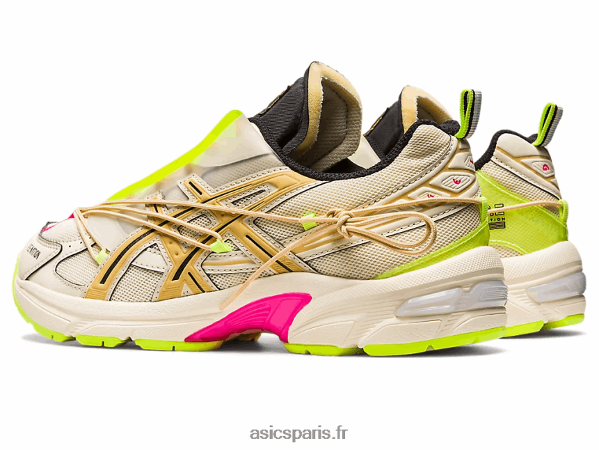 femmes Asics pe nation x gel-1130 BXL8B2776 crème/sac en papier