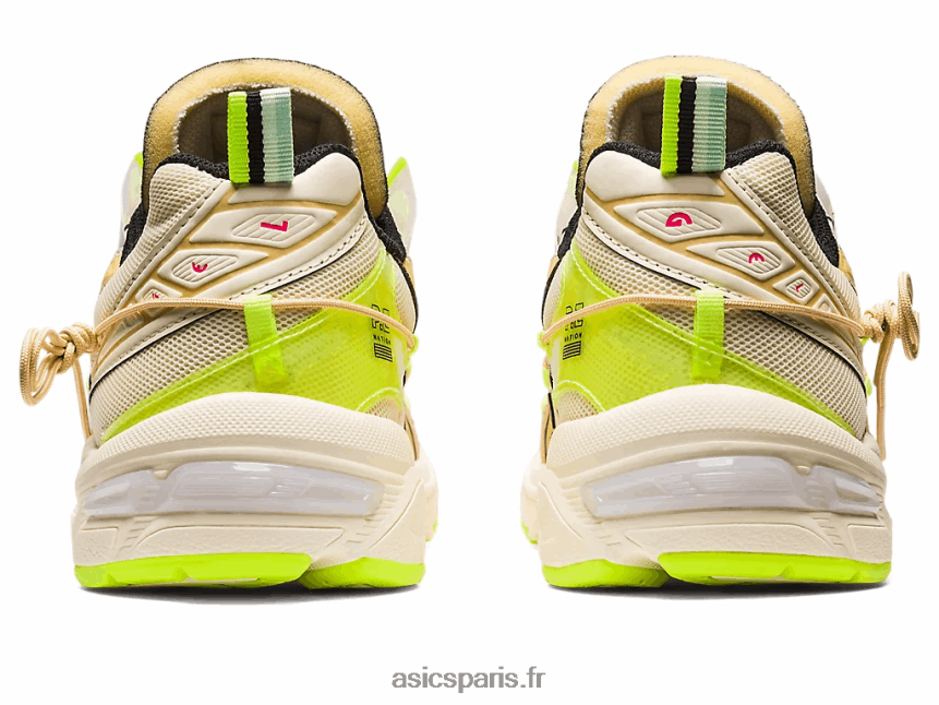 femmes Asics pe nation x gel-1130 BXL8B2776 crème/sac en papier