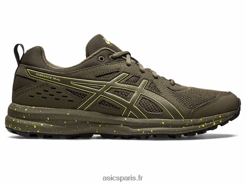 femmes Asics sentier de torrance BXL8B2220 pierre brune/étincelle de citron