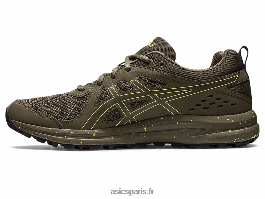 femmes Asics sentier de torrance BXL8B2220 pierre brune/étincelle de citron