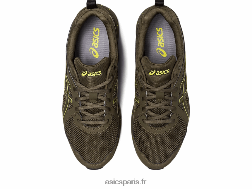 femmes Asics sentier de torrance BXL8B2220 pierre brune/étincelle de citron