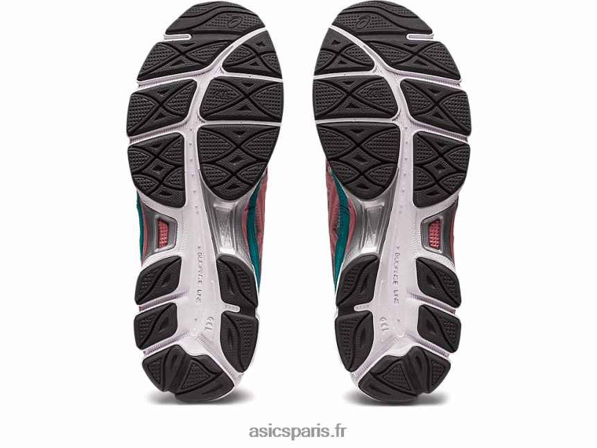 femmes Asics éveillé ny x gel-nyc BXL8B2308 argent pur/ardoise bleu vert