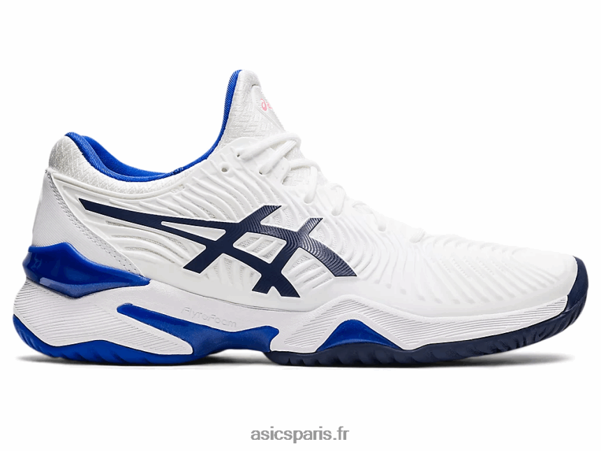 femmes Asics cour ff 2 BXL8B23902 blanc/bleu lapis-lazuli