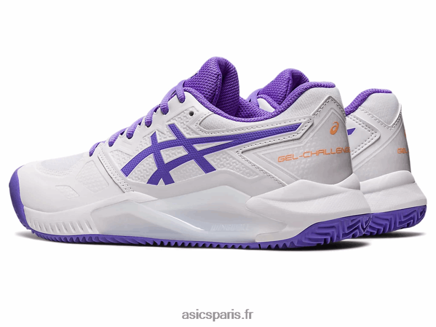 femmes Asics gel-challenger 13 argile BXL8B22538 blanc/améthyste