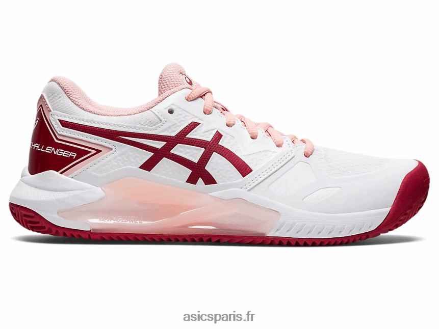 femmes Asics gel-challenger 13 argile BXL8B22804 blanc/canneberge