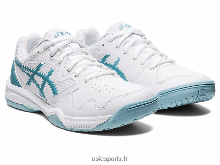 femmes Asics gel-dédié 7 BXL8B23181 blanc/bleu fumé
