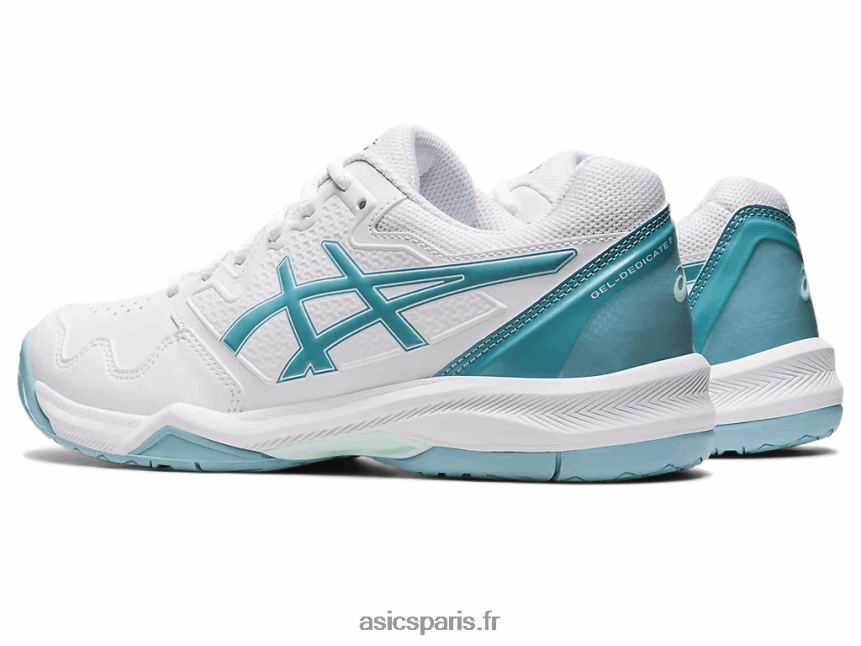femmes Asics gel-dédié 7 BXL8B23181 blanc/bleu fumé