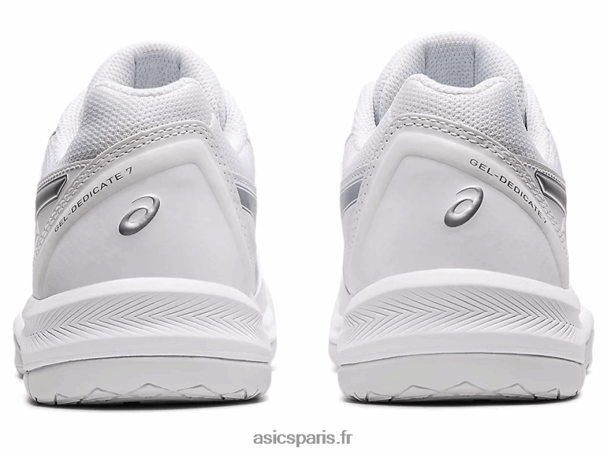 femmes Asics gel-dédié 7 BXL8B23768 blanc/argent pur