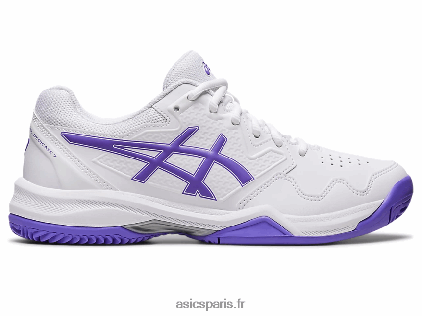 femmes Asics gel-dedicate 7 argile BXL8B22541 blanc/améthyste