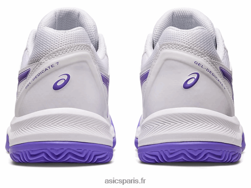 femmes Asics gel-dedicate 7 argile BXL8B22541 blanc/améthyste