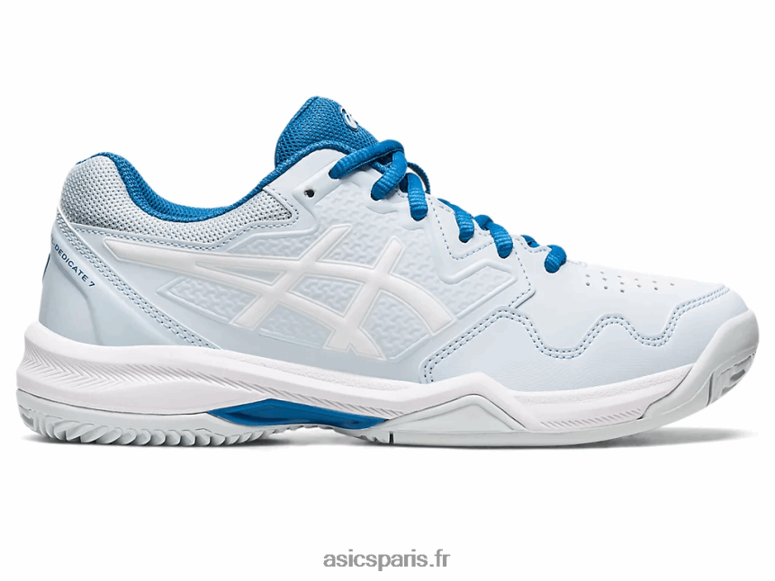 femmes Asics gel-dedicate 7 argile BXL8B22544 ciel/blanc