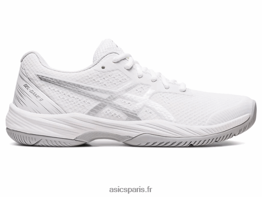 femmes Asics gel-jeu 9 BXL8B22417 blanc/argent pur