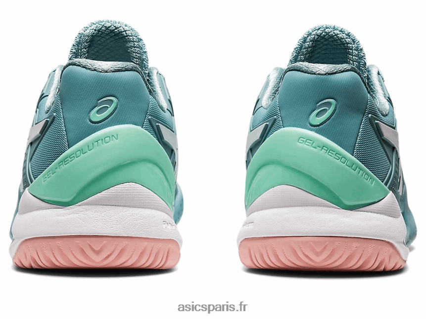 femmes Asics gel-résolution 8 BXL8B22957 bleu fumé/blanc