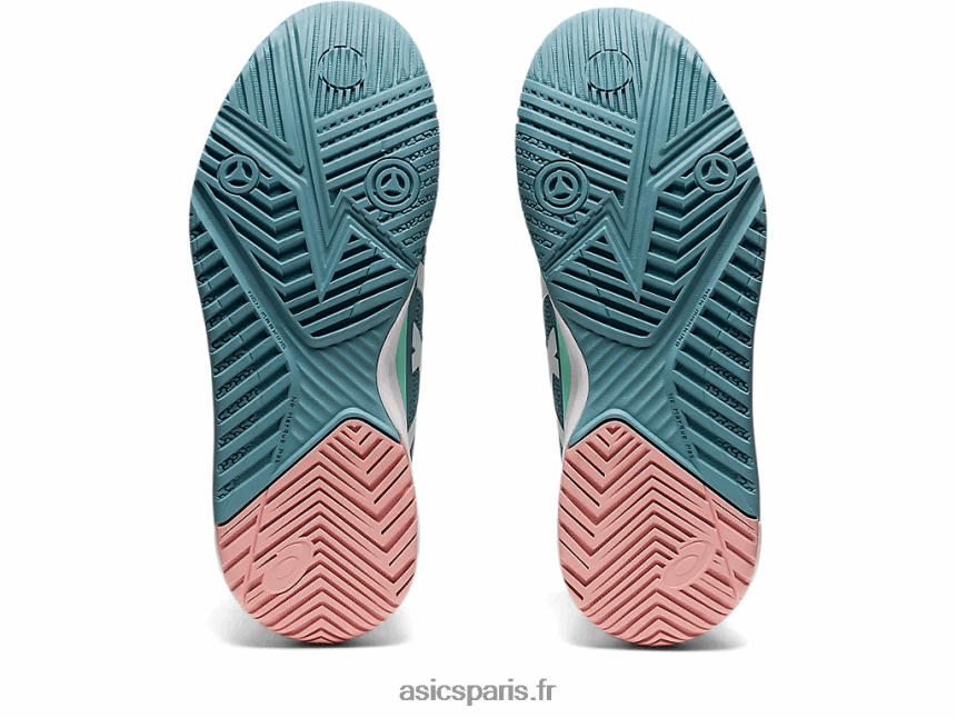 femmes Asics gel-résolution 8 BXL8B22957 bleu fumé/blanc