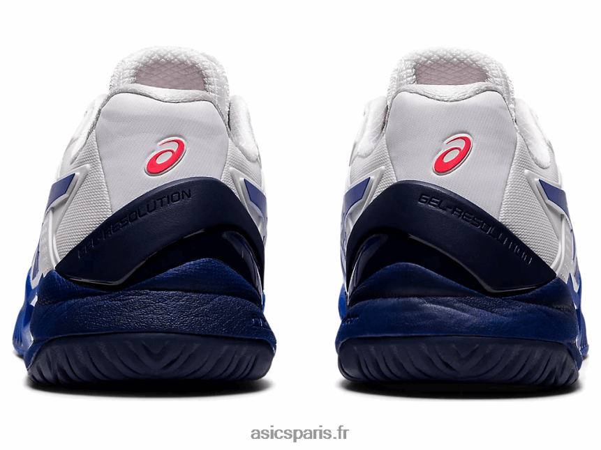 femmes Asics gel-résolution 8 BXL8B23867 blanc/bleu lapis-lazuli