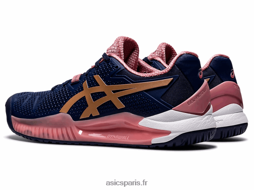 femmes Asics gel-résolution 8 BXL8B23894 caban/or rose
