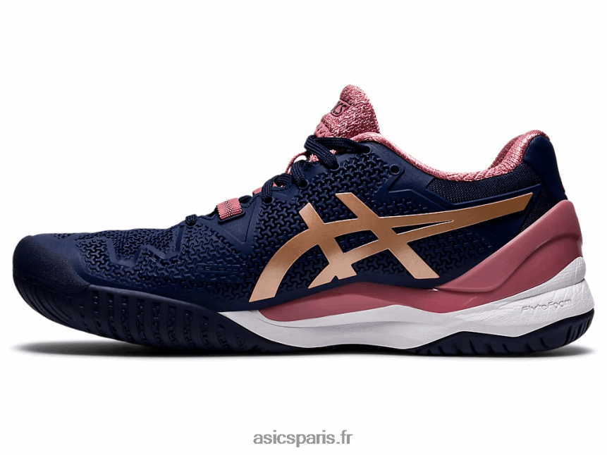 femmes Asics gel-résolution 8 BXL8B23894 caban/or rose