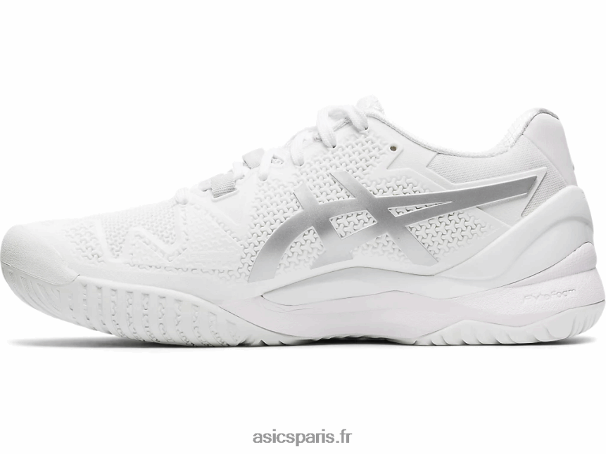 femmes Asics gel-résolution 8 BXL8B24186 blanc/argent pur