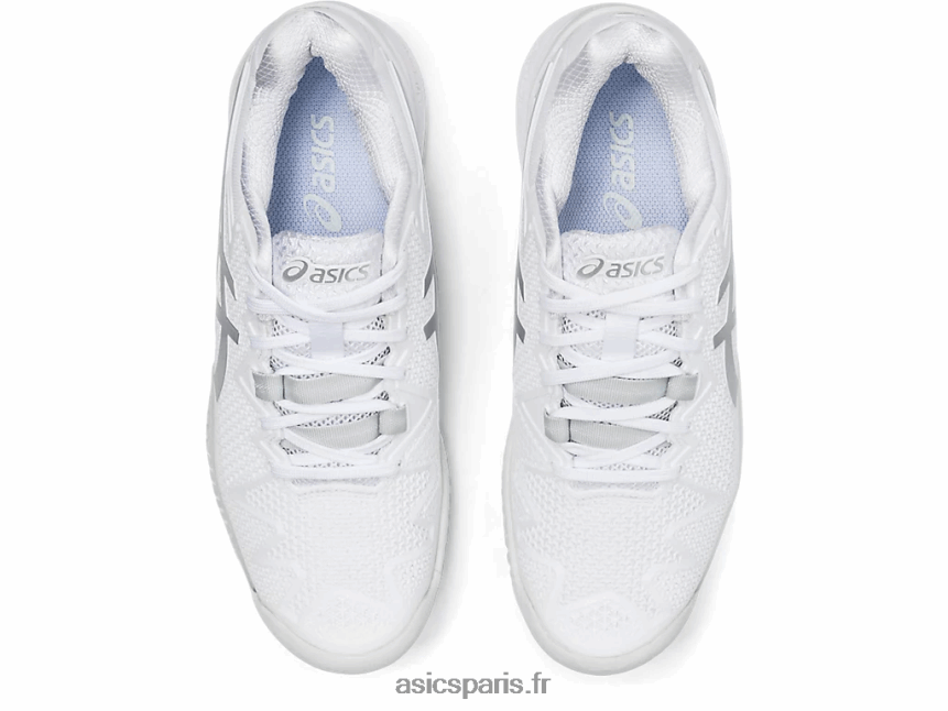 femmes Asics gel-résolution 8 BXL8B24186 blanc/argent pur