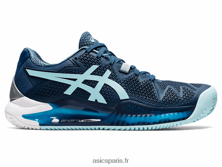 femmes Asics gel-résolution 8 argile BXL8B23259 indigo clair/bleu clair