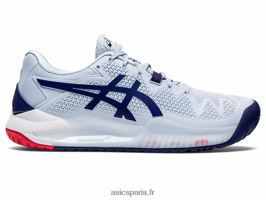 femmes Asics gel-résolution 8 de large BXL8B23107 ciel doux/bleu piqué