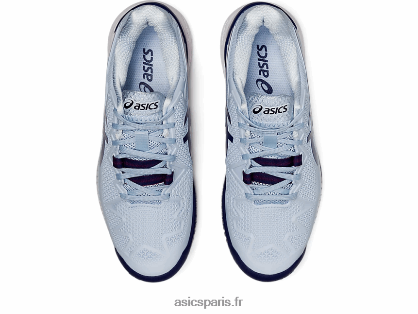 femmes Asics gel-résolution 8 de large BXL8B23107 ciel doux/bleu piqué