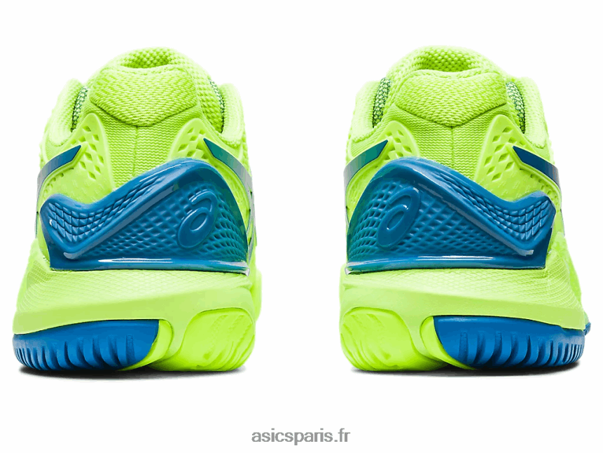 femmes Asics gel-résolution 9 BXL8B22170 danger vert/reborn bleu