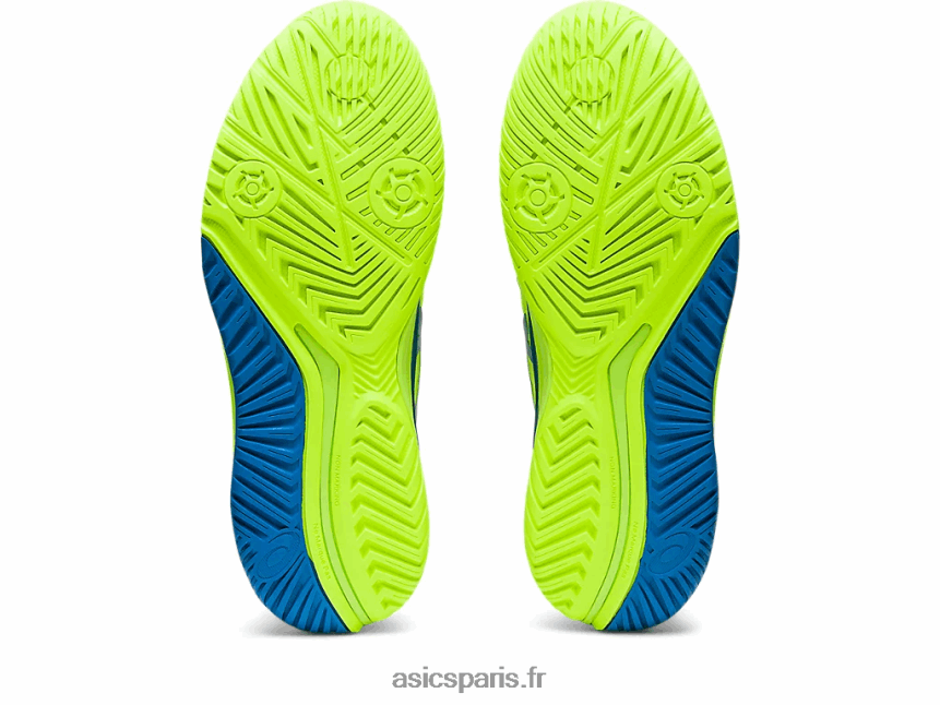femmes Asics gel-résolution 9 BXL8B22170 danger vert/reborn bleu