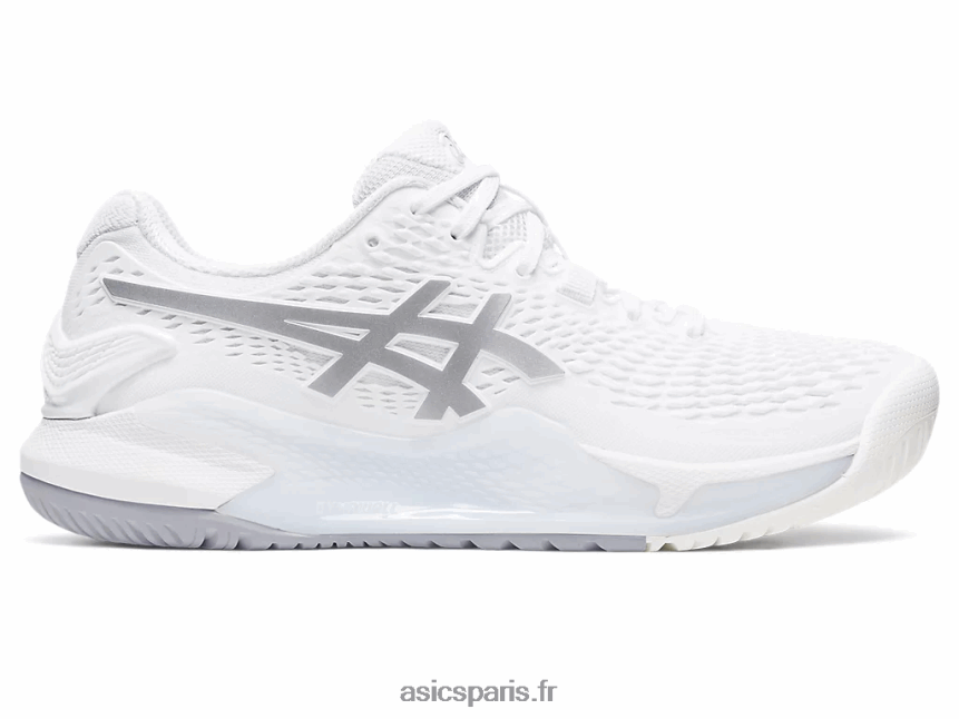 femmes Asics gel-résolution 9 BXL8B22390 blanc/argent pur