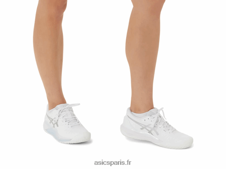 femmes Asics gel-résolution 9 BXL8B22390 blanc/argent pur