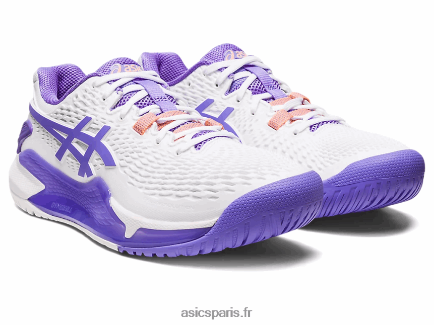 femmes Asics gel-résolution 9 BXL8B22427 blanc/améthyste