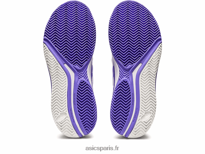 femmes Asics gel-résolution 9 argile BXL8B22452 blanc/améthyste