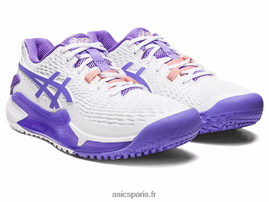 femmes Asics gel-résolution 9 oc BXL8B22528 blanc/améthyste