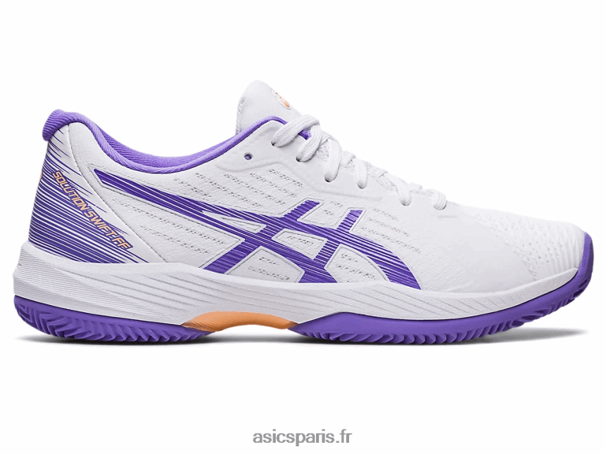 femmes Asics solution d'argile rapide ff BXL8B22569 blanc/améthyste