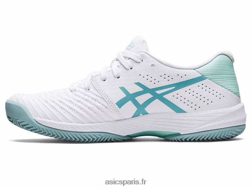 femmes Asics solution d\'argile rapide ff BXL8B23175 blanc/bleu fumé