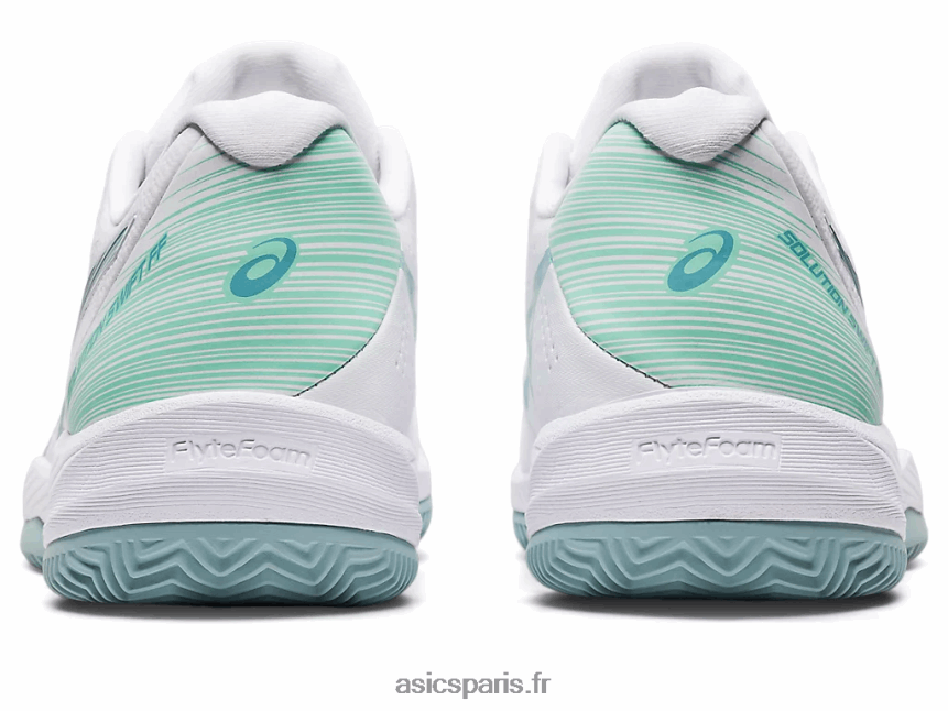 femmes Asics solution d\'argile rapide ff BXL8B23175 blanc/bleu fumé