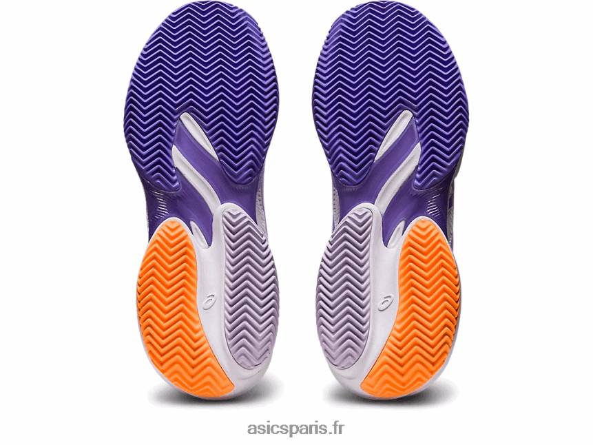 femmes Asics terrain ff 3 terre battue BXL8B22389 blanc/améthyste