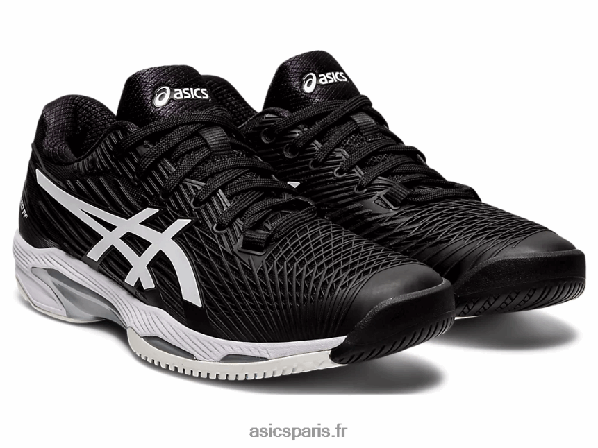 femmes Asics vitesse de solution ff 2 BXL8B22354 noir blanc