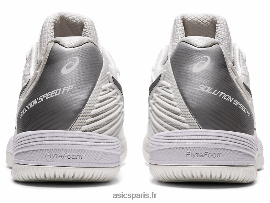 femmes Asics vitesse de solution ff 2 BXL8B22595 blanc noir