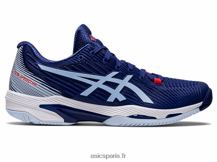 femmes Asics vitesse de solution ff 2 BXL8B22999 bleu plongeant/ciel doux