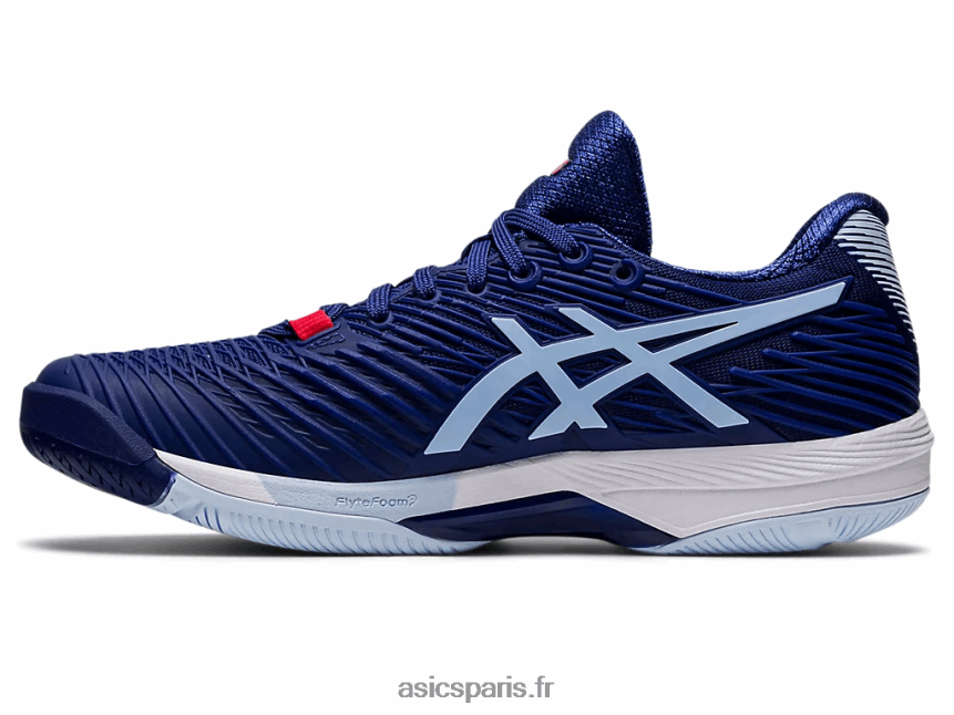 femmes Asics vitesse de solution ff 2 BXL8B22999 bleu plongeant/ciel doux
