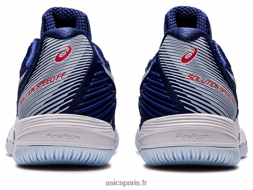 femmes Asics vitesse de solution ff 2 BXL8B22999 bleu plongeant/ciel doux