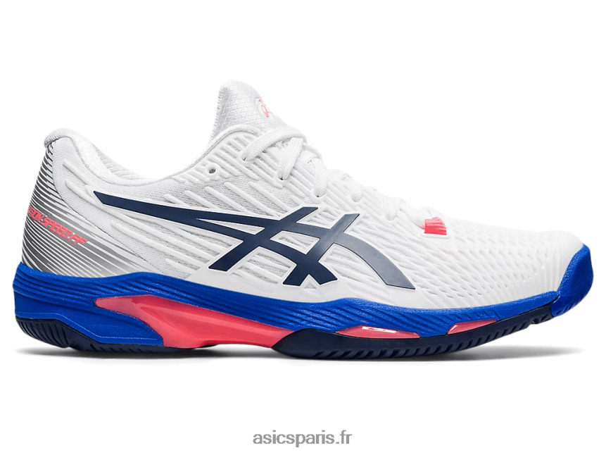 femmes Asics vitesse de solution ff 2 BXL8B23510 blanc/capot