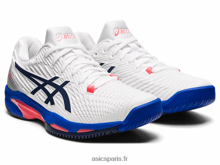 femmes Asics vitesse de solution ff 2 BXL8B23510 blanc/capot
