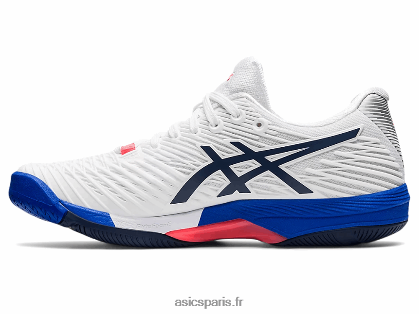 femmes Asics vitesse de solution ff 2 BXL8B23510 blanc/capot