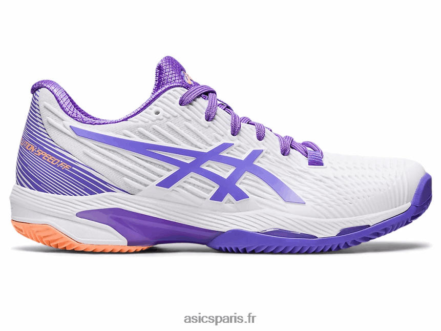femmes Asics vitesse de solution ff 2 argile BXL8B22551 blanc/améthyste